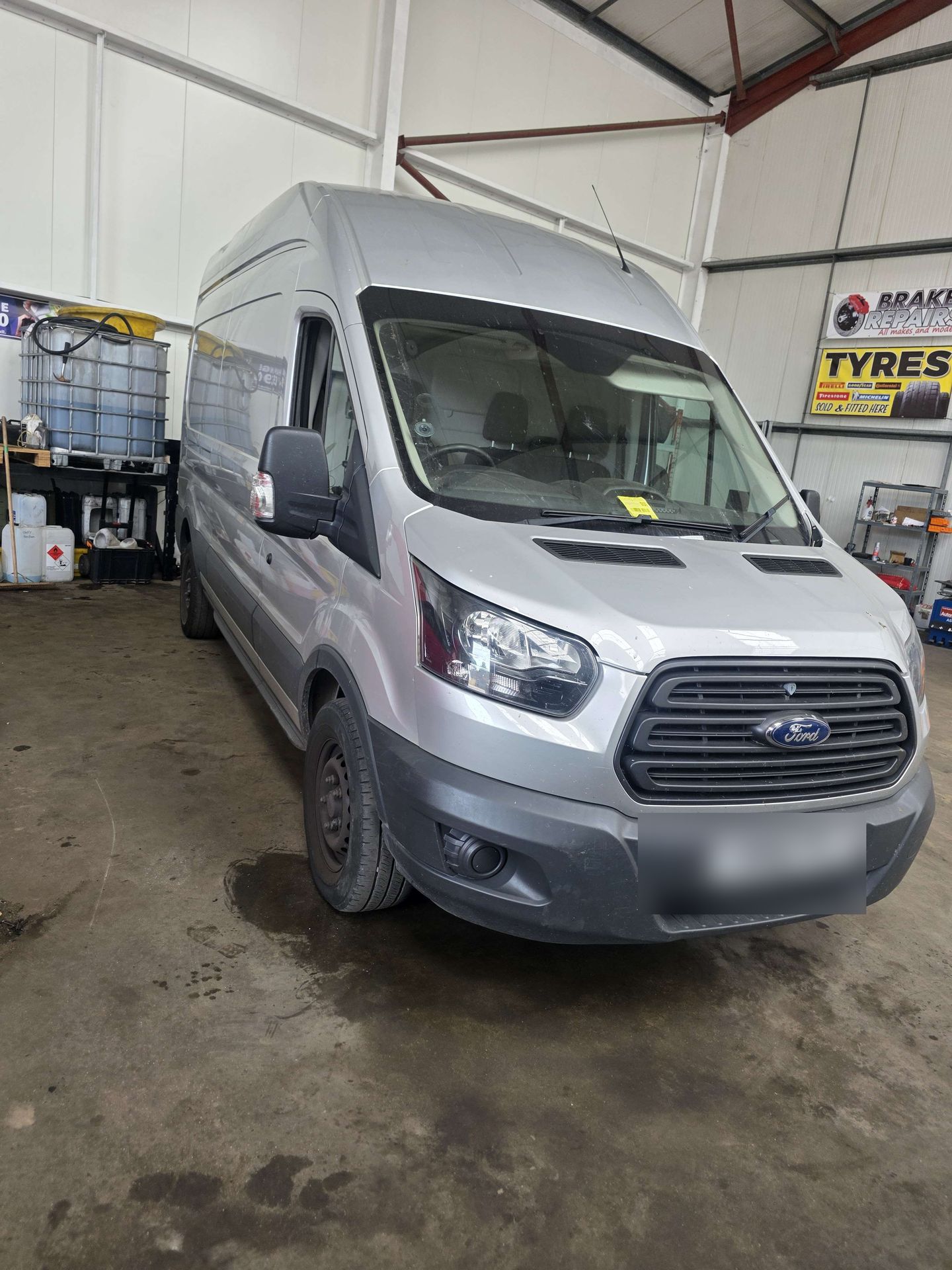 A Ford Transit serviced by Stones Auto Repairs
